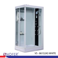 Phòng tắm xông hơi Nofer VS-86152AS White