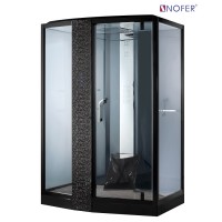 Phòng tắm xông hơi Nofer VS-89102S (L) Black